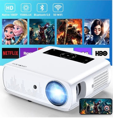 100" Screen and Projector