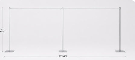Pipe and Drape Stand 6-10FT High