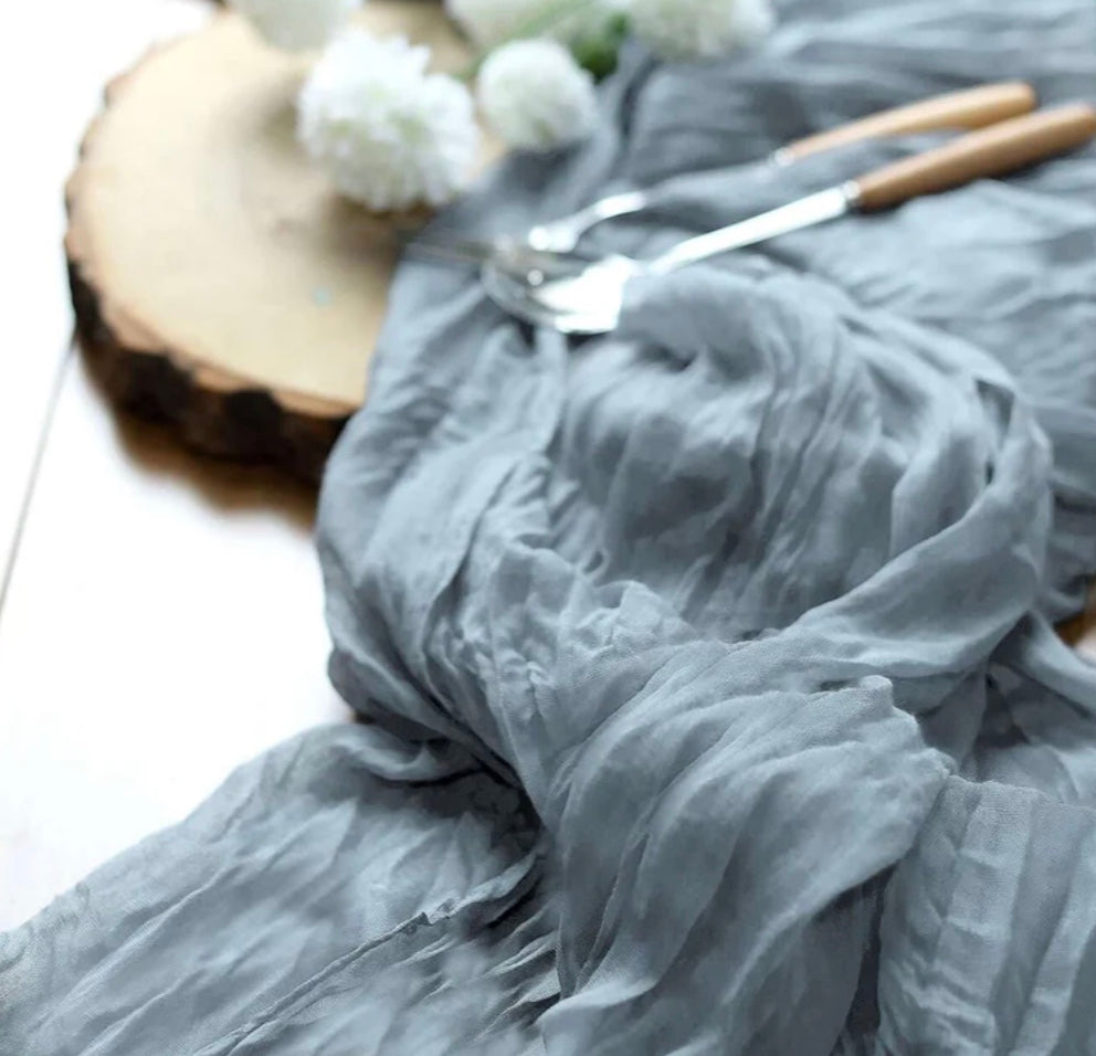 Cheesecloth Table Runner