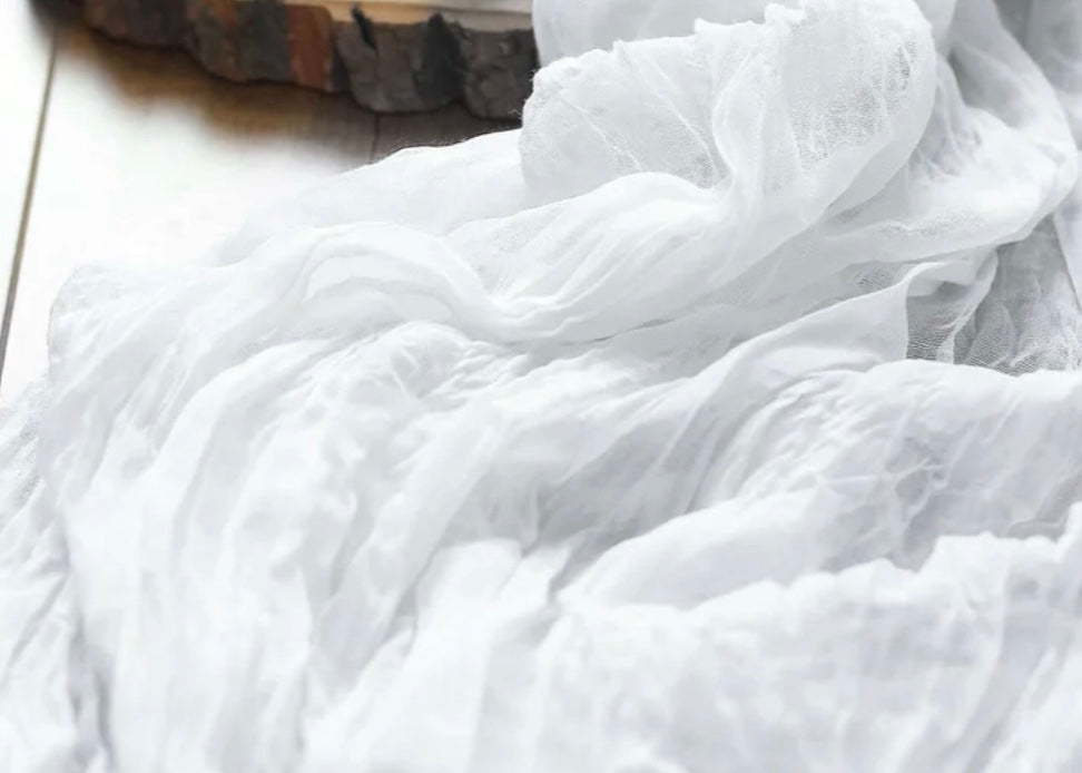 Cheesecloth Table Runner