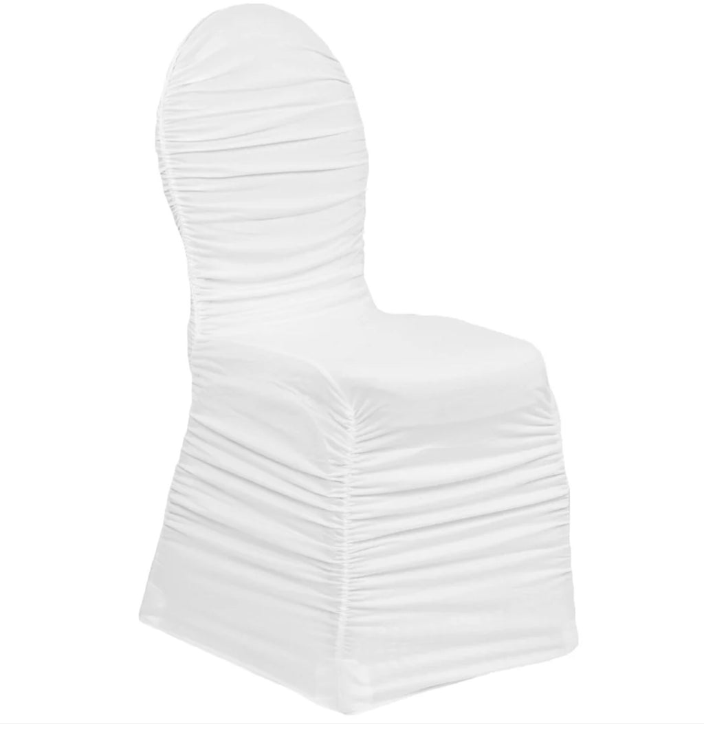 Ruched Spandex Banquet Chair Cover