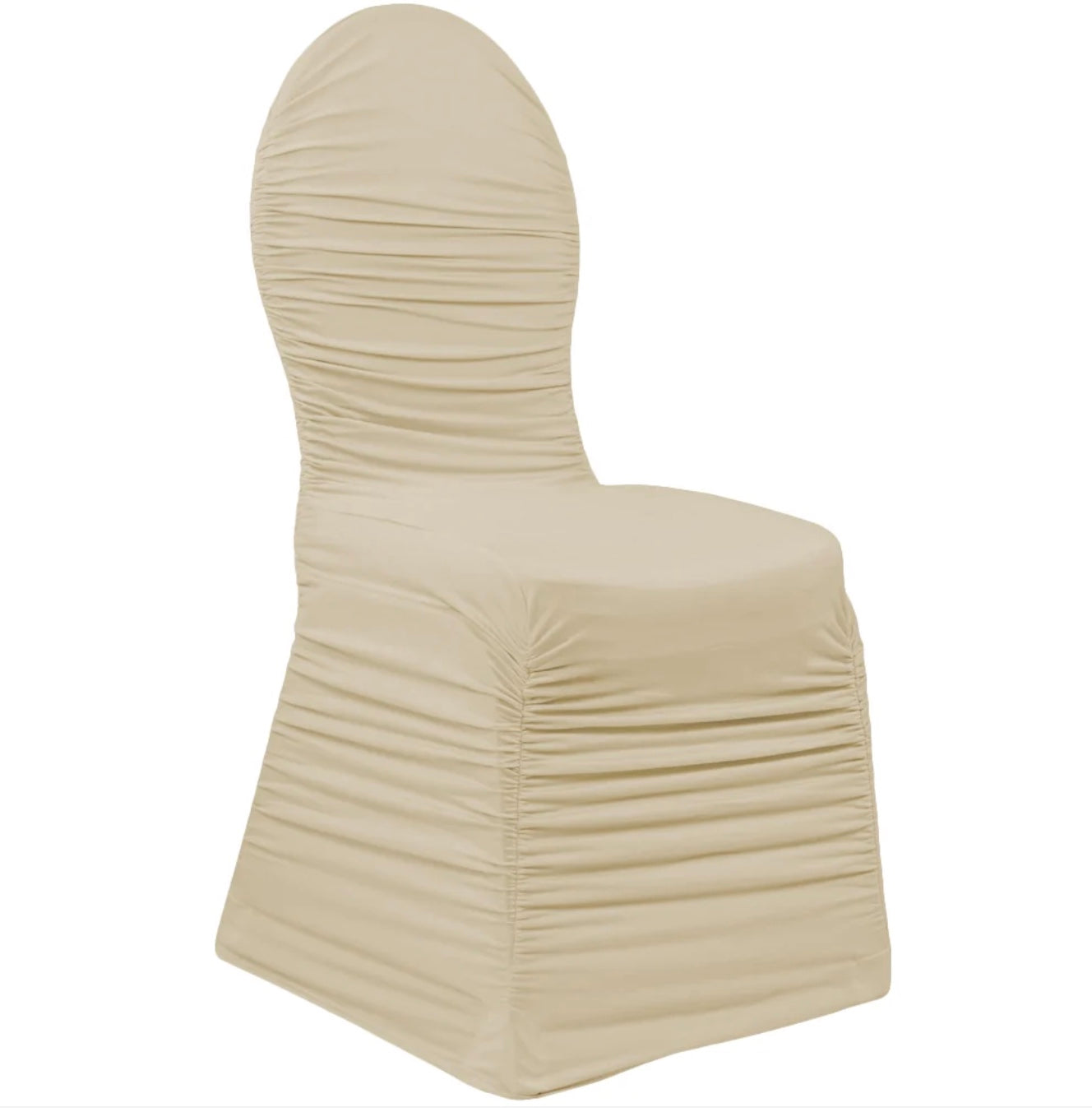 Ruched Spandex Banquet Chair Cover