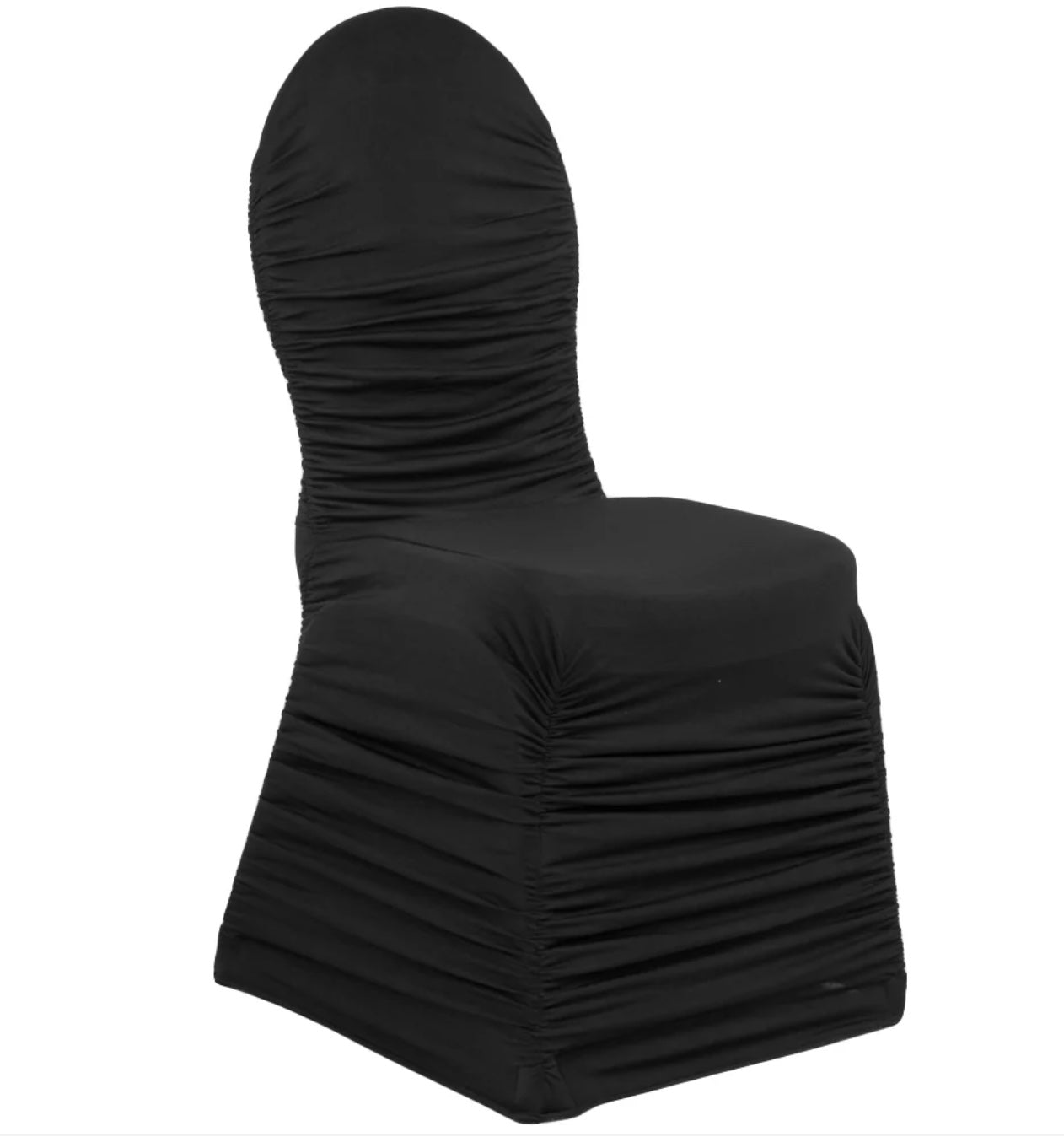 Ruched Spandex Banquet Chair Cover
