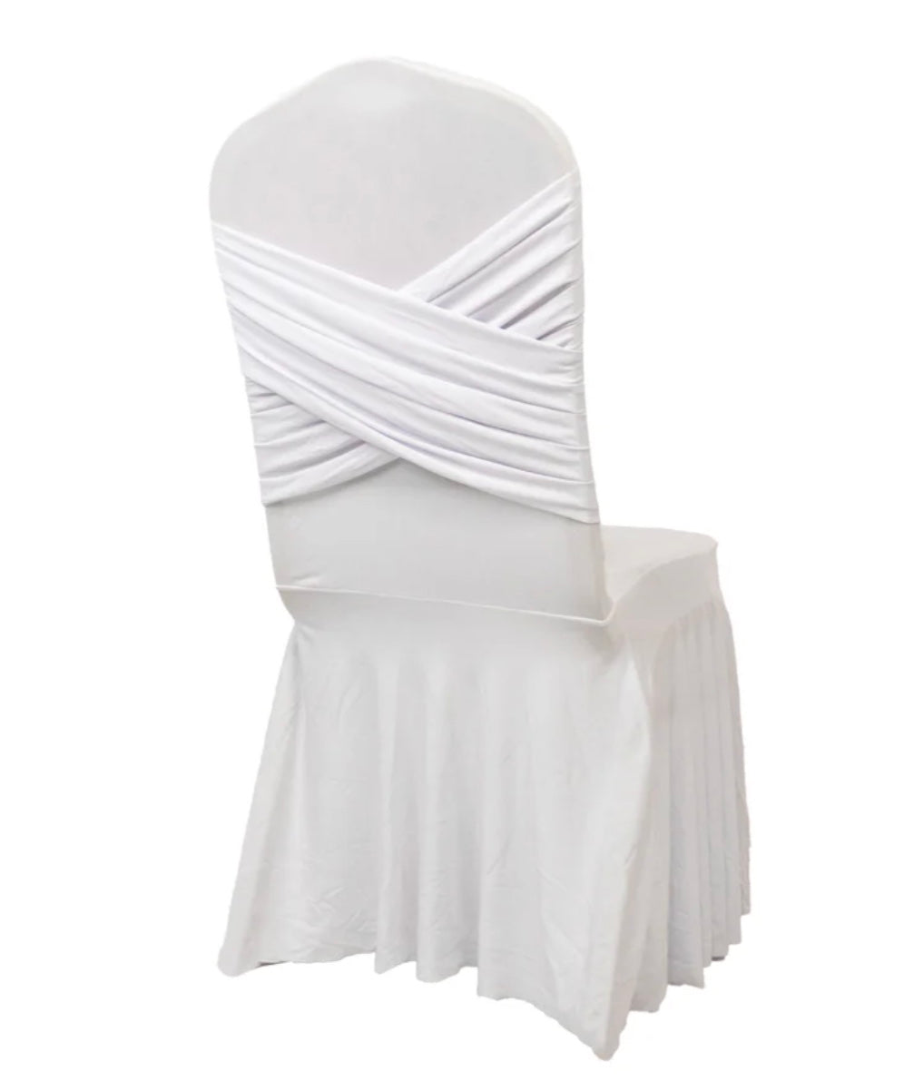 Spandex Banquet Chair Cover with Ruffle Skirt