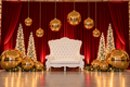Holiday Throne Backdrop