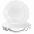 White Bone Dinner and Salad Plate
