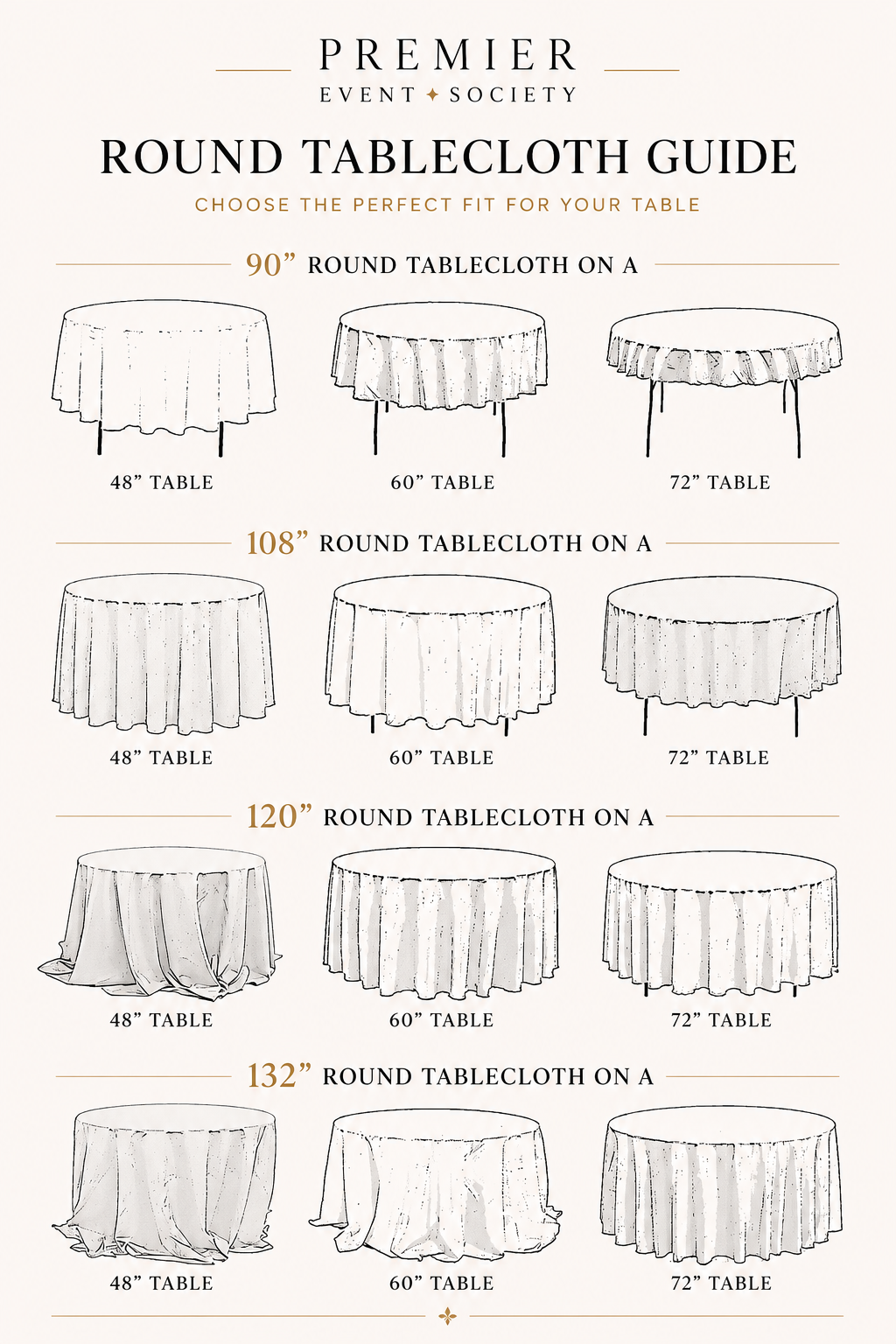 Lamour Satin Tablecloths