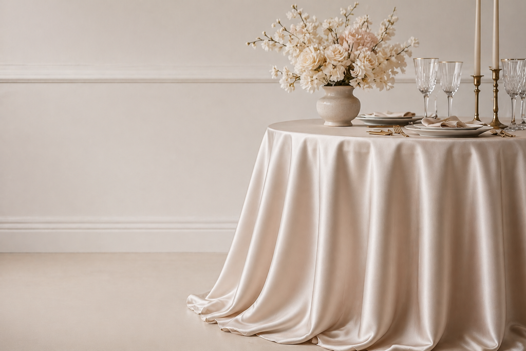 Lamour Satin Tablecloths