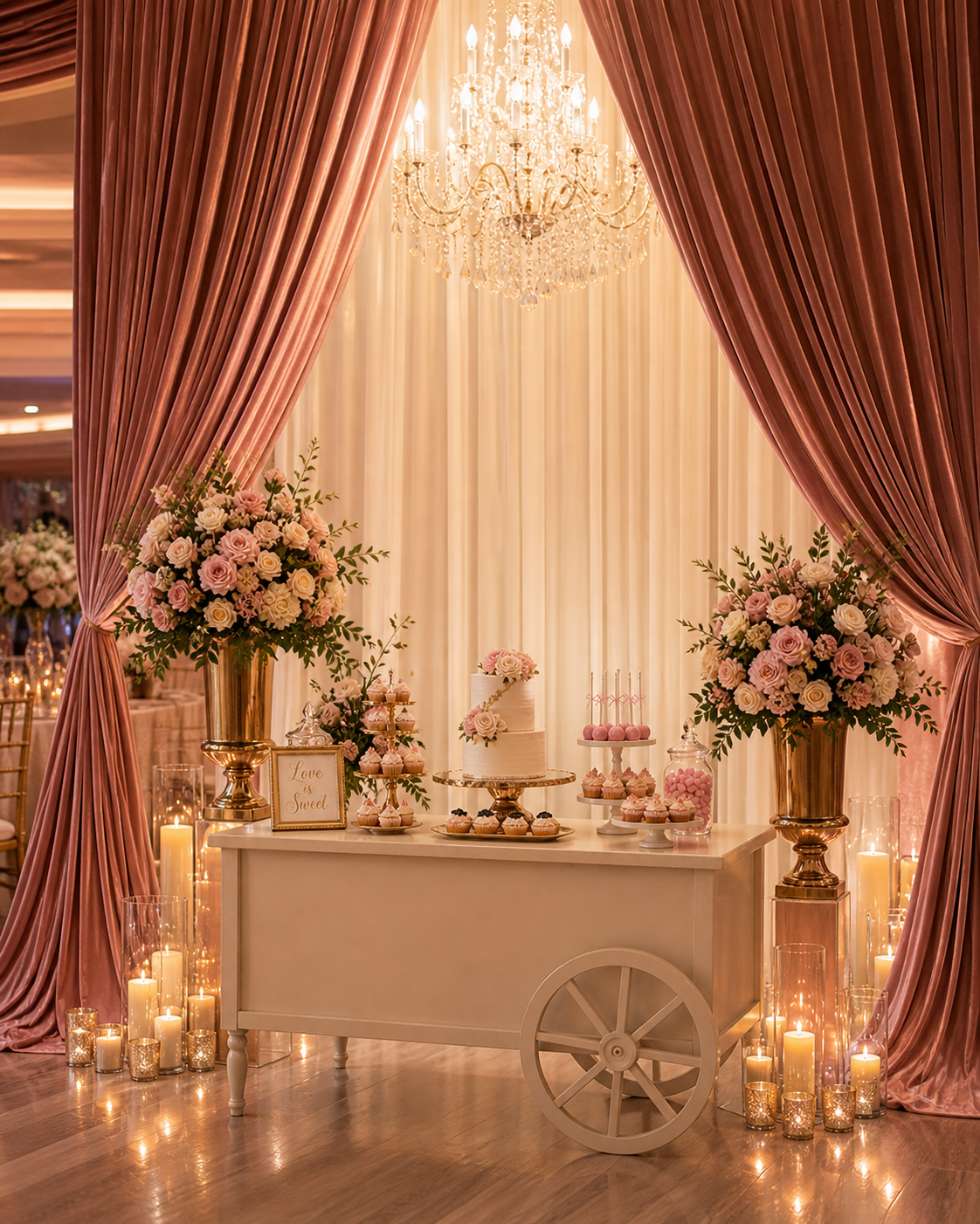 Velvet Drapery Panels