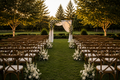 Wood Chair Wedding Ceremony Package - (Click on Cart for Details)