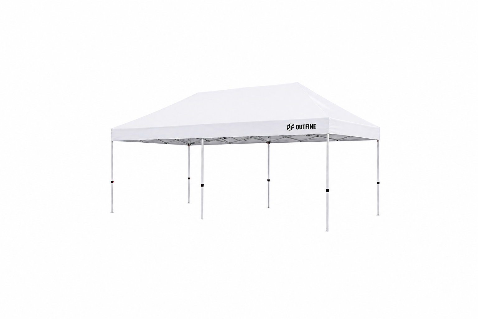 White 10x20 Pop Up Canopy