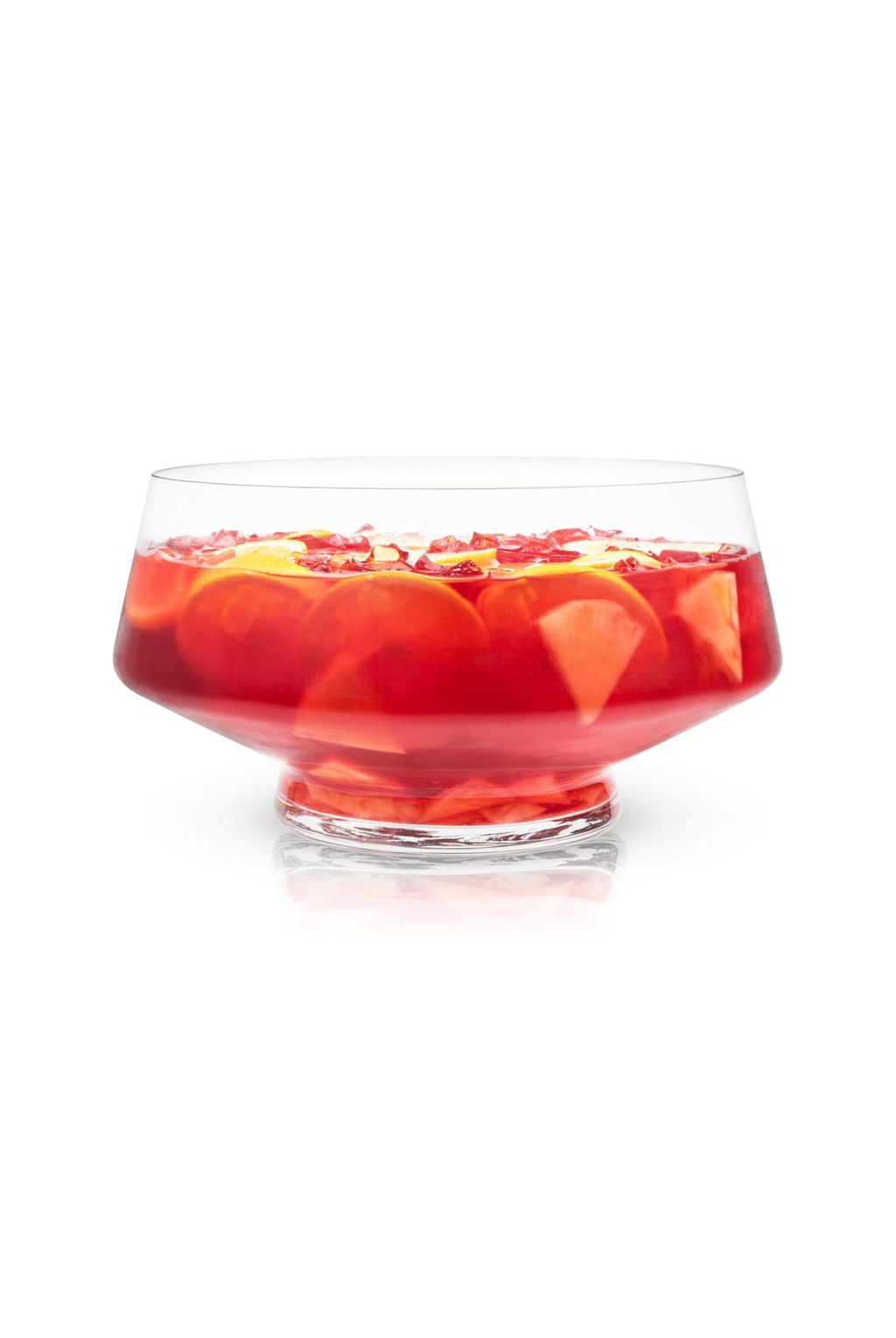 Glass Punch Bowl with Ladle 2.5 Gallon