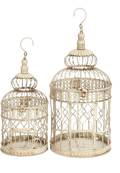 Vintage Metal Bird Cage