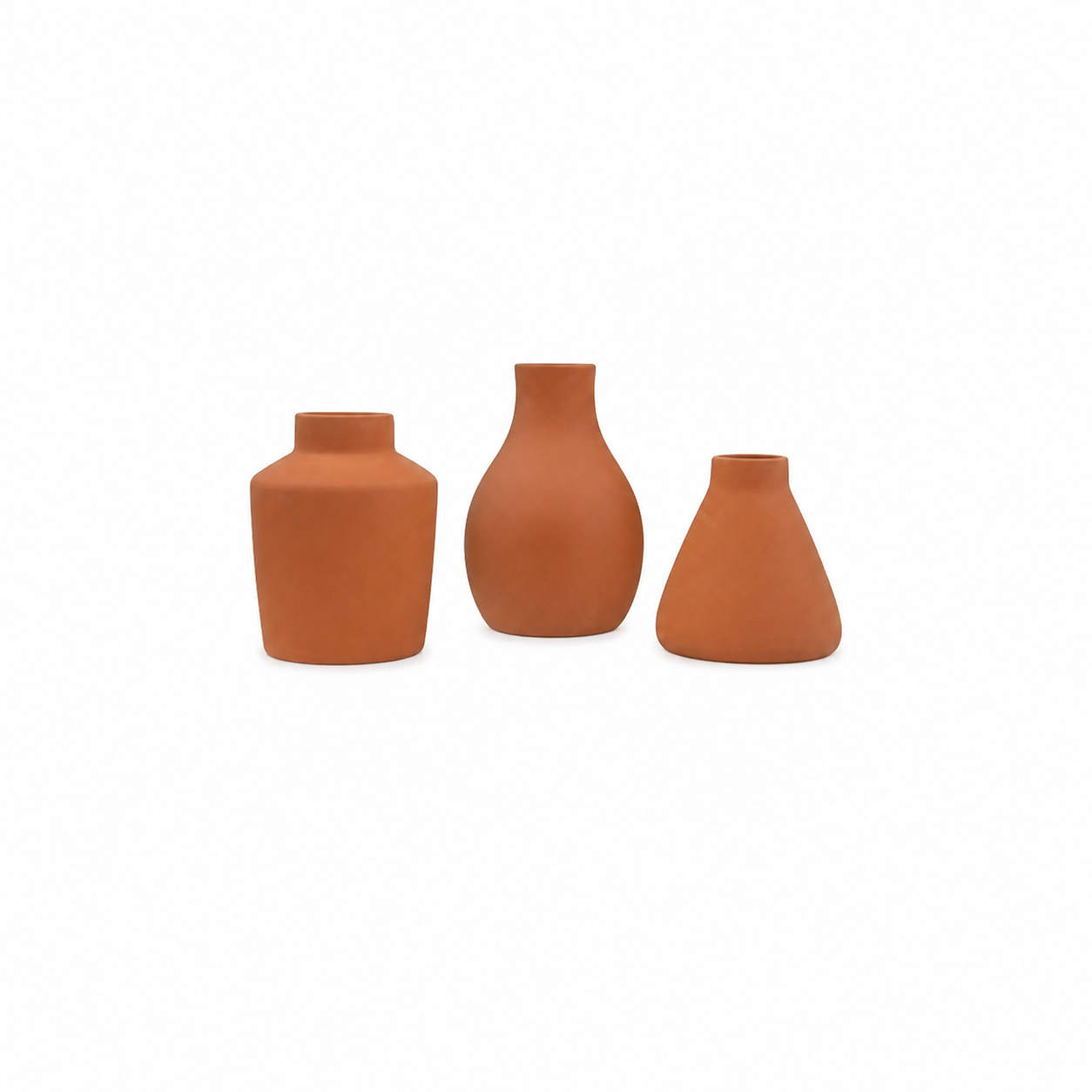 Terracotta Table Vases