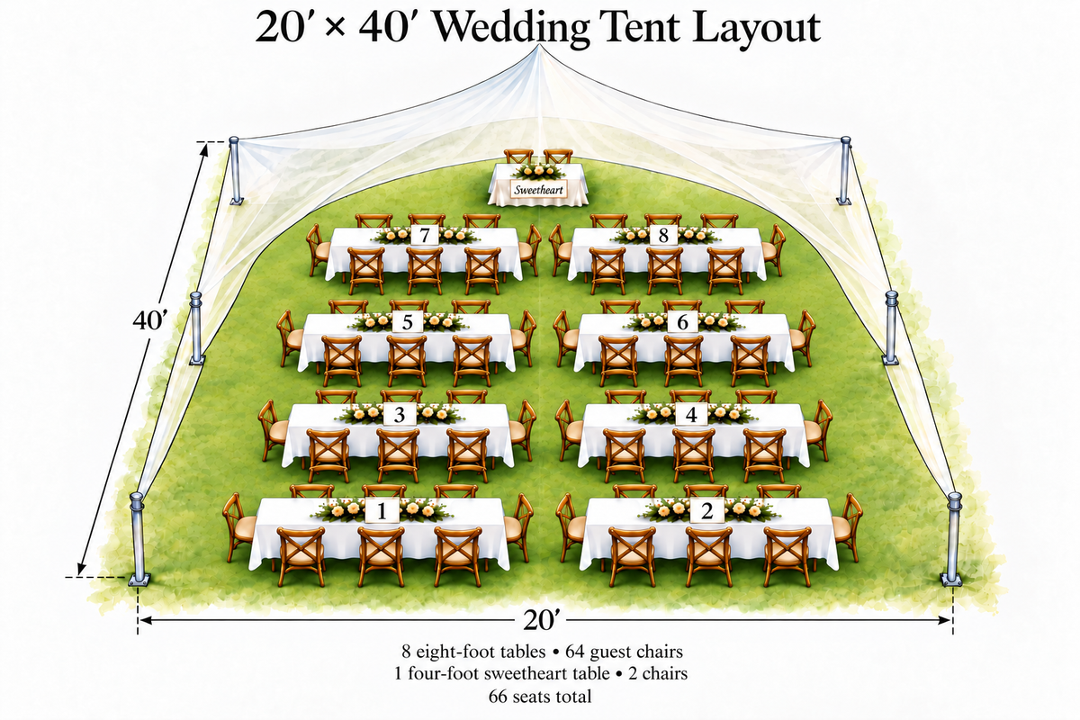 The Essential Wedding Package for 66 - A (Click on blue cart for package details)